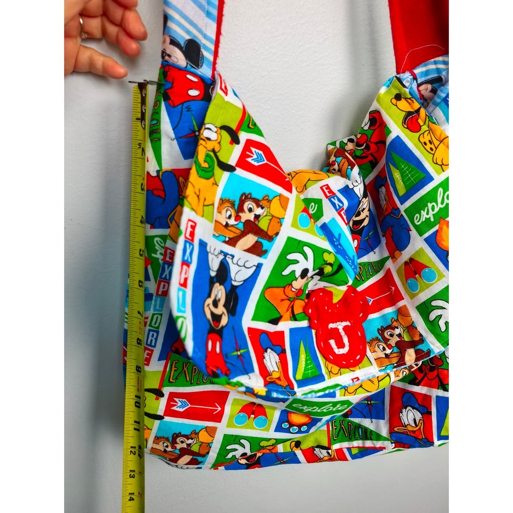 Handmade Mickey Mouse Crossbody Bag Perfect for Disney Cruise & Park Essentials - Picture 7 of 8